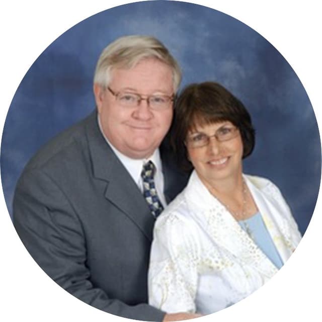 Russ Wilkey, who leads the Super Seniors and the Cornerstone group, with his wife